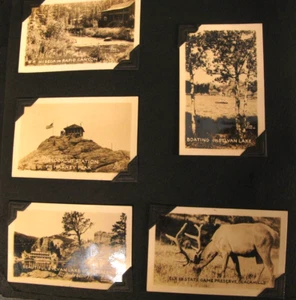 1920er NATIONALPARK YOSEMITE ALTES ORIGINALGETREUES FOTOALBUM SCHNAPPSCHÜSSE BADLANDS TEUFEL - Bild 1 von 18