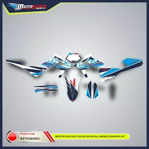 GRAPHICS -DECALS-STICKERS KIT FIT:BETA RR 2018-2019 125-250-300-430 - Picture 1 of 4
