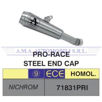 Terminale Pro Race nichrom Yamaha YZF R3 Anni 2015 2016 2017 - Immagine 1 di 4