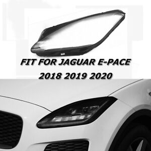 Transparent Shell Fit Jaguar E-Pace 2018-2020 Left Car Lampshade Headlight Lens
