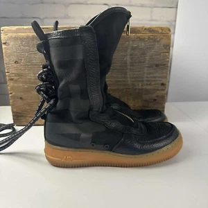 Size 7.5 - Nike SF Air Force 1 High Black Gum AA1128-001 Authentic EUC - Picture 1 of 13