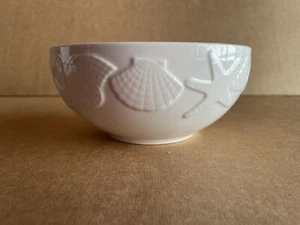 Pfaltzgraff Cereal/Soup Bowl Santa Monica Pattern Seashells Beachhouse - Picture 1 of 6