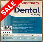 6X6 Sanctuary Dental Rubber Dam Latex THIN BLUE WHOLESALE PRICE 36/PK