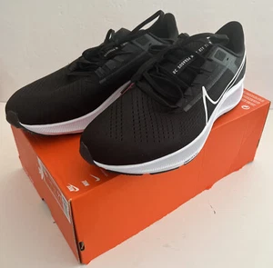 NEW Men's SZ 14, NIKE Air Zoom Pegasus 38 Running Shoe CW7356-002 BLACK / WHITE. - Picture 1 of 7