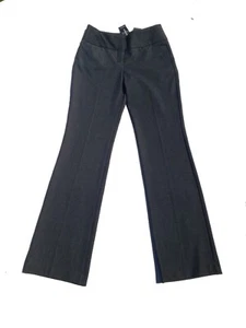 New Womens Express Pants Size 0L Editor Wide Waistband Dress Black - Picture 1 of 7