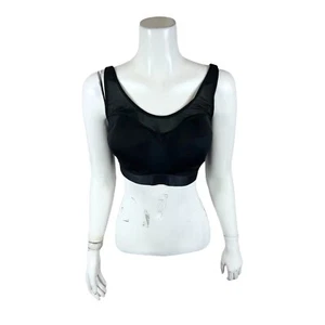 Breezies Women's Air Effects Breathable Wirefree Support Bra Black 42B Size - Picture 1 of 2
