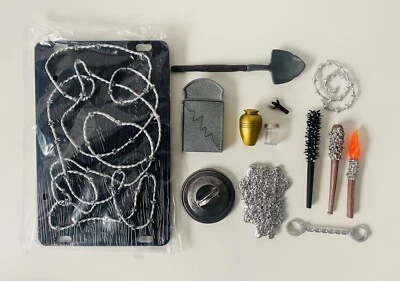 RINGSIDE COLLECTIBLES 13 x WWE AEW Wrestling Action Figure Hardcore Weapon Accessories Bundle Ringside