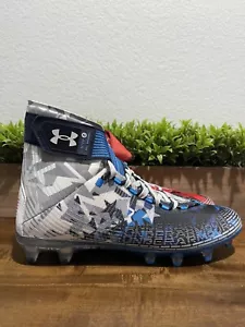 Under Armour Highlight MC LE “USA” Football Cleats 3026340-100 Men’s Size 9 - Picture 1 of 12