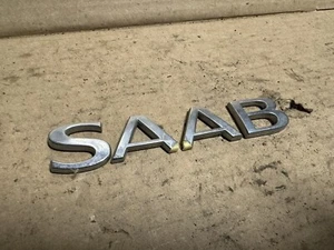 Saab 9-3 Rear Trunk Text Letter Emblem Trim Set OEM -B30 - Bild 1 von 4