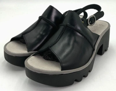 FLY LONDON TUPI495FLY Women's Size 7-7.5 US 38 EU Bleack Leather Shoes NIB - Image 1 of 4