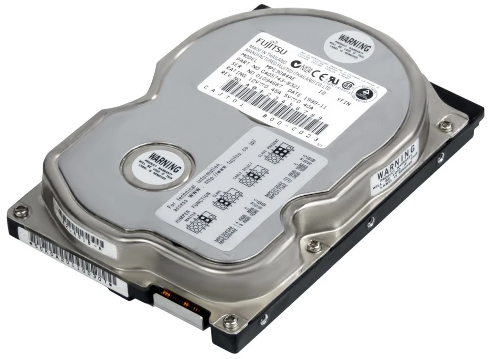 Hard Drive Fujitsu MPE3084AE 8.4GB 5400U/Min 512KB Pata Ide Ata 3.5'' - Image 1 of 3