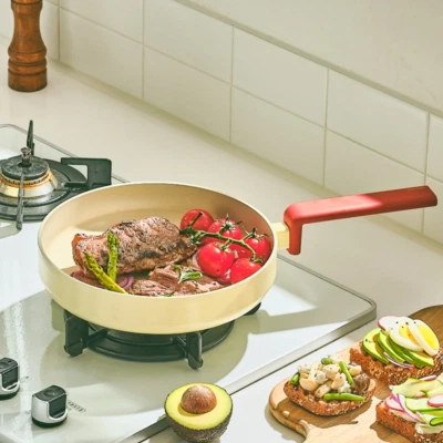 Sartén danesa forjada antiadherente de 9,5", sartén Tamagoyaki compatible con inducción Foto 1 de 4