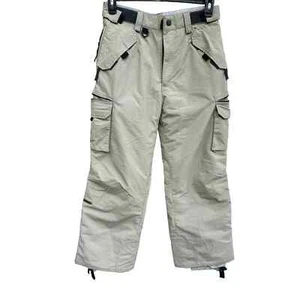 Turbine Boardwear Ski Snowboard Snow Pants Youth Size  Large Mozowie Nylon Tan - Picture 1 of 19