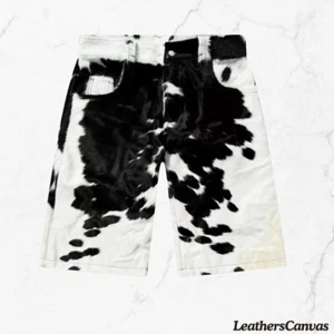 Men's New Natural Leather Shorts Genuine Soft Cowhide Causal Wear Shorts Pant - Picture 1 of 3