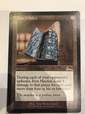 Mtg Magic Card Iron Maiden Urza's Legacy