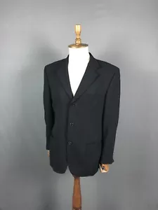 Versace Blazer Wool Men Size 50 Black - Picture 1 of 12
