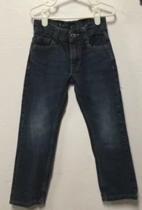 Pantalones de mezclilla Free Planet para niños talla 5 azul botón ajuste de cintura 30 - Imagen 1 de 4
