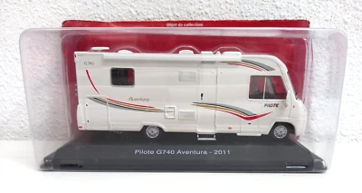 Camper pilota G740 Aventura 2011 1/43 IXO come nuovo scatola originale - Immagine 1 di 3