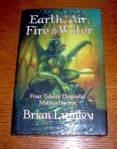 BRIAN LUMLEY ERDE, LUFT, FEUER & WASSER NEU VERSIEGELT HC TUCH H.P. LOVECRAFT CTHULHU - Bild 1 von 1