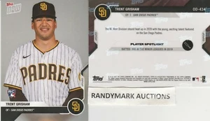 Trent Grisham SAN DIEGO PADRES 2020 TOPPS NOW ROAD TO OPENING DAY OD-434 SP 211 - Picture 1 of 1