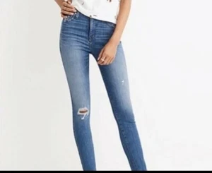 Jeans skinny a vita alta Madewell 9 taglia 25 nuovi senza etichette - Foto 1 di 7