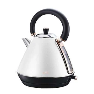Pronti 1.7L Rose Trim Collection Kettle - White - Picture 1 of 11