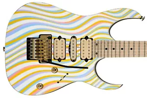 Envoltura de hacha de piel de guitarra re-skin vinilo Groovy Girl color ondas 721 - Imagen 1 de 14