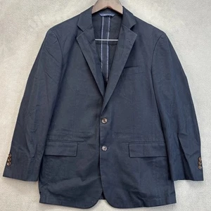 Brooks Brothers Regent Fit 346 Blazer Suit Jacket Mens 38S 100% Cotton Navy Blue - Picture 1 of 16