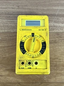Beckman Industrial Digital Multimeter HD100 Made In USA NO CABLES - Picture 1 of 9
