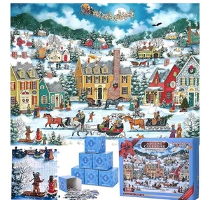 Adventskalender Puzzle 1008 Teile - Bild 1 von 6