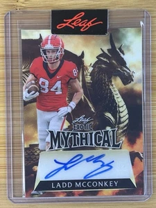 Ladd Mcconkey RC (1/1) - 2024 Leaf Exotic Mythical Auto GOLD DRAGON - Picture 1 of 2