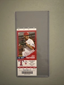 Boleto de los Texas Rangers Cincinnati Reds 2013 30/06/13 Darvish 8 Ks con Beltre 1-4 - Imagen 1 de 1