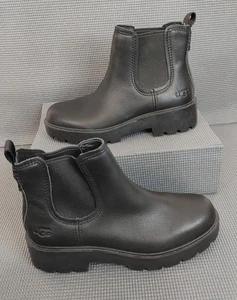 UGG Boots Damen UK 6 schwarz Markstrum Leder - Bild 1 von 8