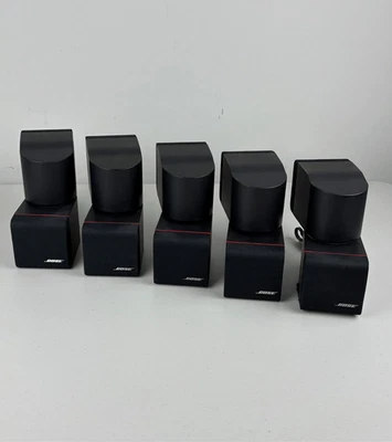 5 altavoces reflectantes directos Bose AM Dual Cube Redline Acoustimus Surround Japón Foto 1 de 4