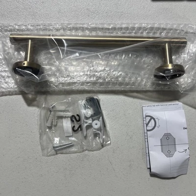 Amerock Arrondi 9 pulgadas Toallero en bronce cepillado/champagne dorado Foto 1 de 2