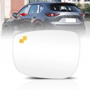 Driver Mirror Glass With Heated Blind Spot Backing For MAZDA CX-5 CX-9 2017-2023 - Picture 1 of 8