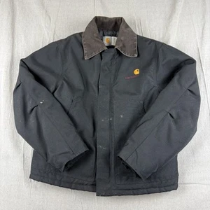 Vintage Carhartt J20 BLK Jacket Men's M Regular Arctic Quilt Lined USA - Picture 1 of 21