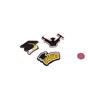 3pc set Graduation Shoe Charm - Picture 1 of 4