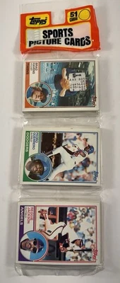 ¡Cabecera de paquete de rack de violonchelo Topps Baseball 1983 sin abrir! GWYNN RC?? Foto 1 de 2