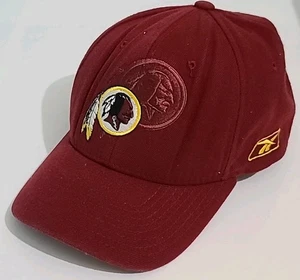 WASHINGTON REDSKINS Reebok Hat MAROON ZFit ADULT XL Cap Old Logo - Picture 1 of 7