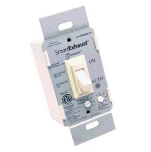 Nuovo ventilatore/interruttore luce bagno SmartExhaust SE1 con controllo ventilazione. AirCycler - Foto 1 di 11