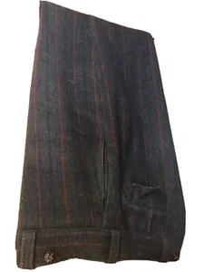 LL Bean Wool Pants Hiking Camp RV Cabin UpNorth 60s Old Label - Picture 1 of 12
