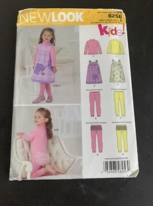 New Look 6256 Toddler Jumpers, Tops & Leggings w Ruffle Butt Sz 1/2-4 UNCUT OOP - Picture 1 of 2