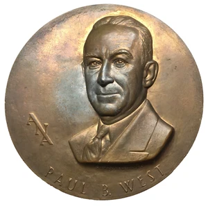 The Association of National Advertisers, Paul B. West Plaque by Ralph J. Menconi - Picture 1 of 3
