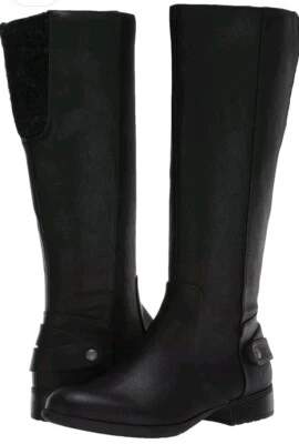 LifeStride Size 8M X-Amy Soft System Flex Support Womens Boots Black Riding Boot - Image 1 of 4