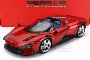 1:18 BURAGO Ferrari Daytona Sp3 Spider Open Roof 2022 Magna Met Red BU16913R MMC - Picture 1 of 17