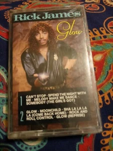 Rick James Cassette Tape Glow 1985 Motown records tested works - Picture 1 of 6