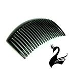 Hair Comb - Plastic 9cm - Black (Pack of 3) - Millinery Hats Fascinators