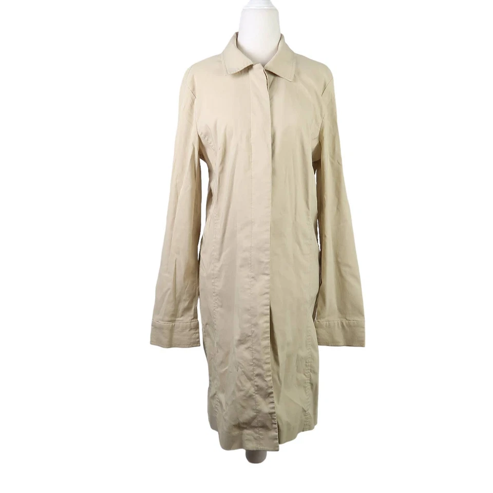 Chaqueta ligera vintage años 90 Frenchi caqui tostado longitud media L Foto 1 de 4