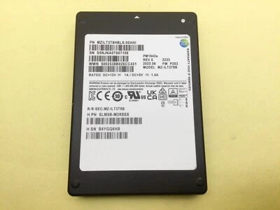 Samsung PM1643a Series 3.84TB SAS 12Gb/s 2.5" SSD MZ-ILT3T8B M5B-M3R8SS - Image 1 of 4